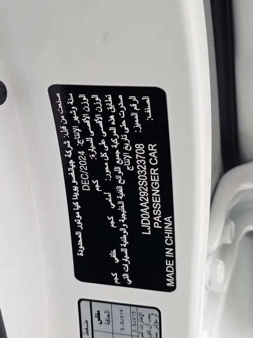 كيا بيجاس EX 2025 