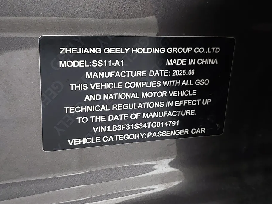 2026 Geely Emgrand GS 