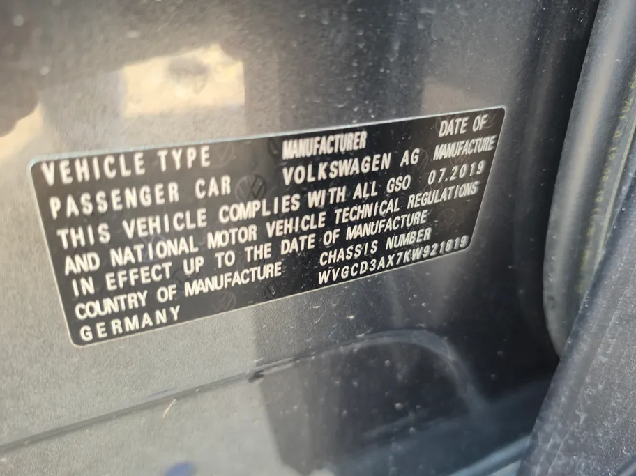 2019 Volkswagen Tiguan R Line 