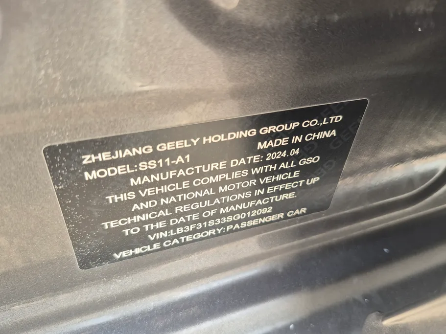 2025 Geely Emgrand GS 