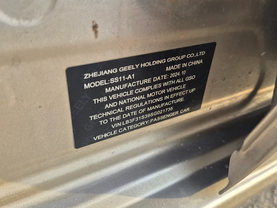 2025 Geely Emgrand GS 