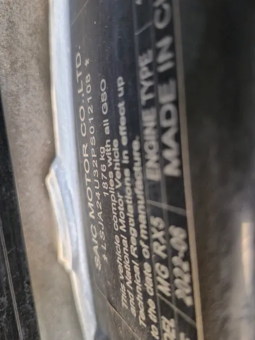 2023 MG RX5 STD 