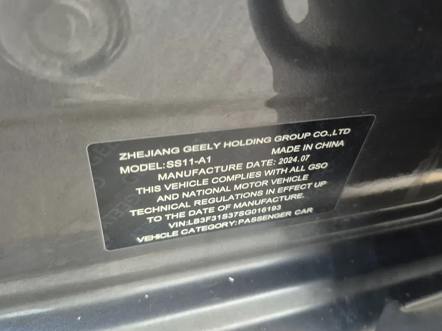 2025 جيلي Emgrand GS 