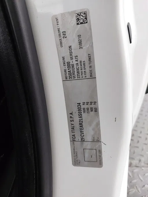2020 Fiat Fiorino Van 
